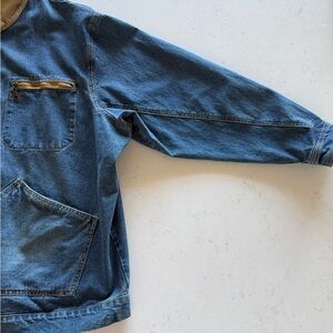 Liberty Blues Denim Jacket – Vintage Workwear Style – Blue – Large